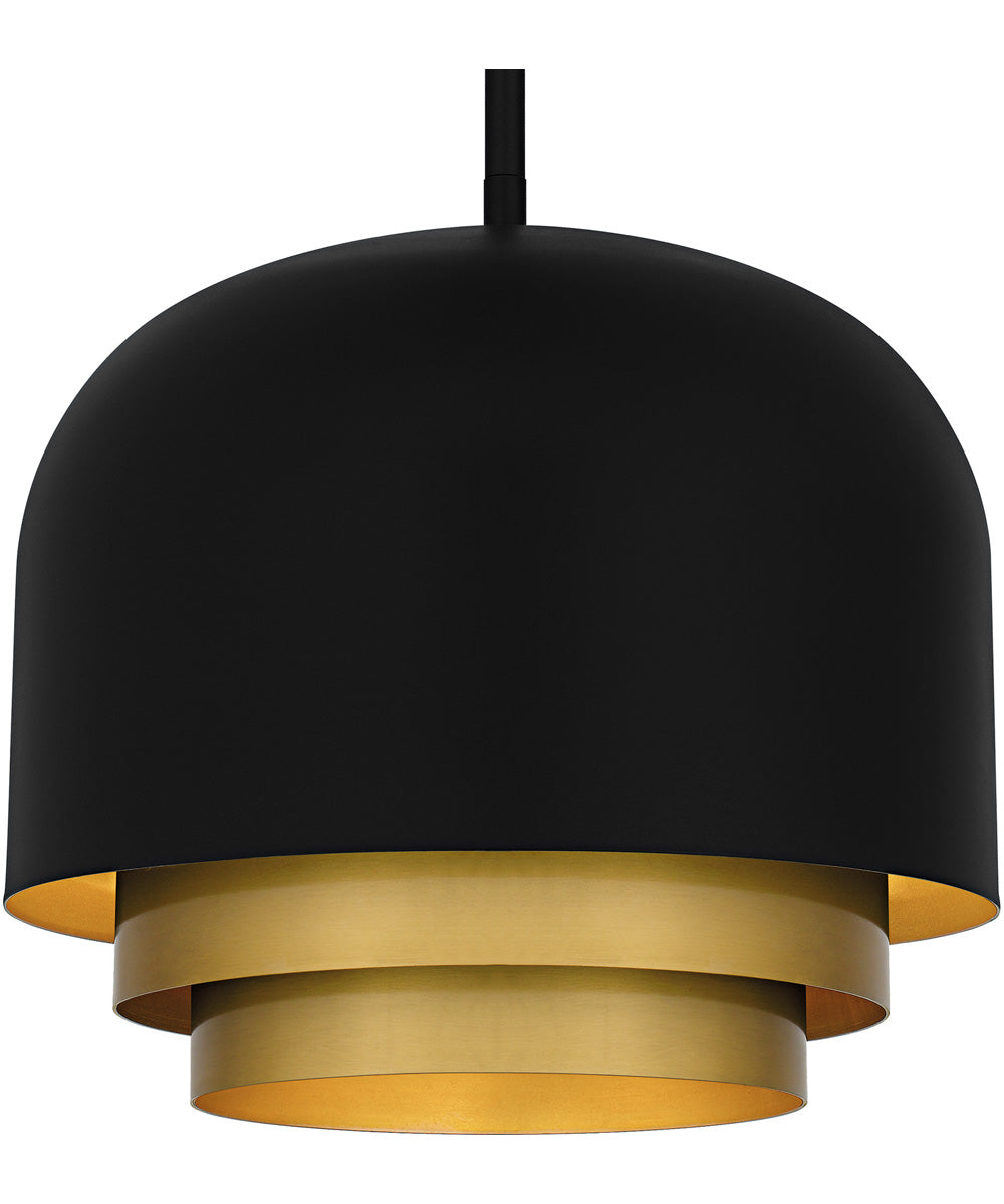 Frankie 3-light Pendant Matte Black