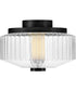 Reign LED-Light Small LED Flush Mount in Black