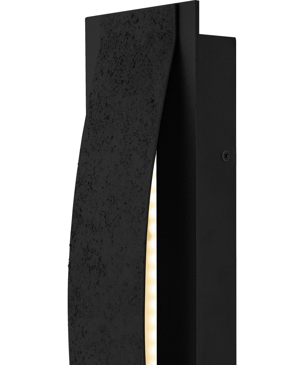 Onyx Medium Outdoor Wall Light Earth Black