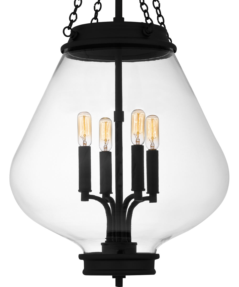 Quoizel Pendant 4-light Pendant Matte Black