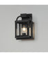 Bonham Small Outdoor Wall Sconce Black