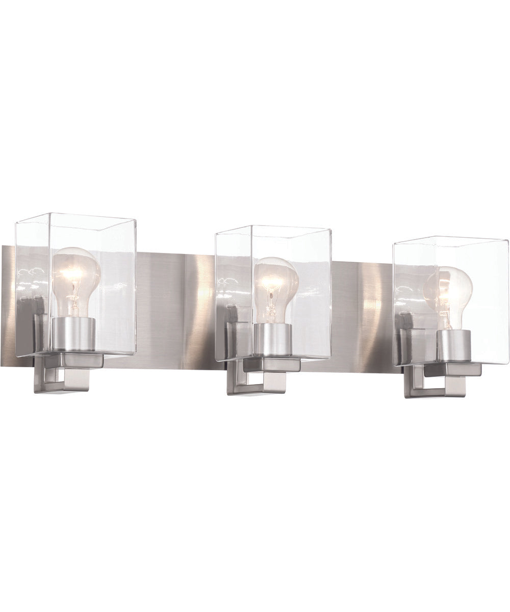 McClane 3-Light Lighting Brushed Polished Nickel