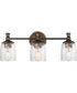 Swirl 3-Light Bath Vanity Antique Bronze