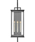 Weymouth 4-Light Extra Large Wall Mount Lantern in Black