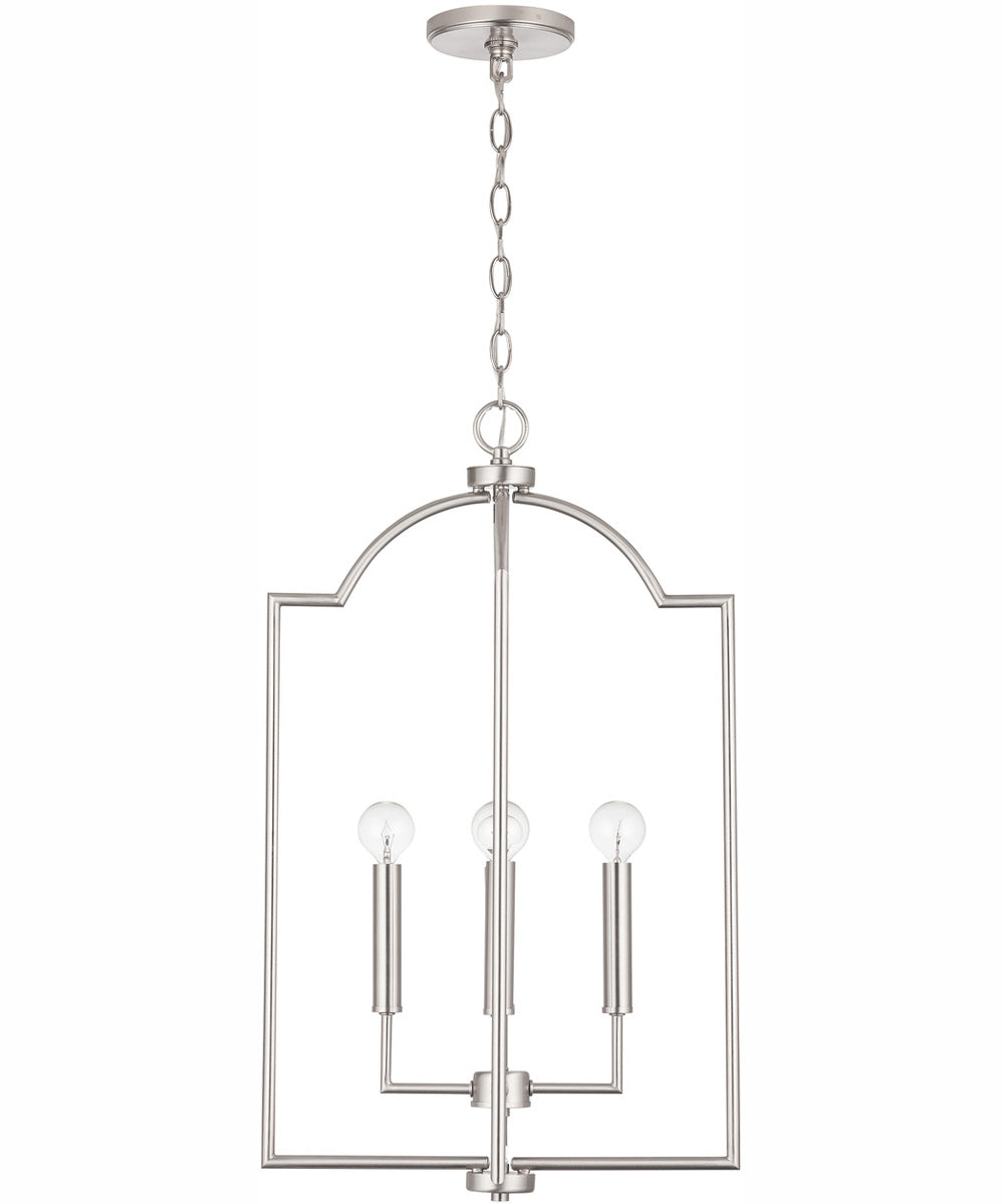 Carter 4-Light Foyer Brushed Nickel