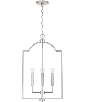 Carter 4-Light Foyer Brushed Nickel