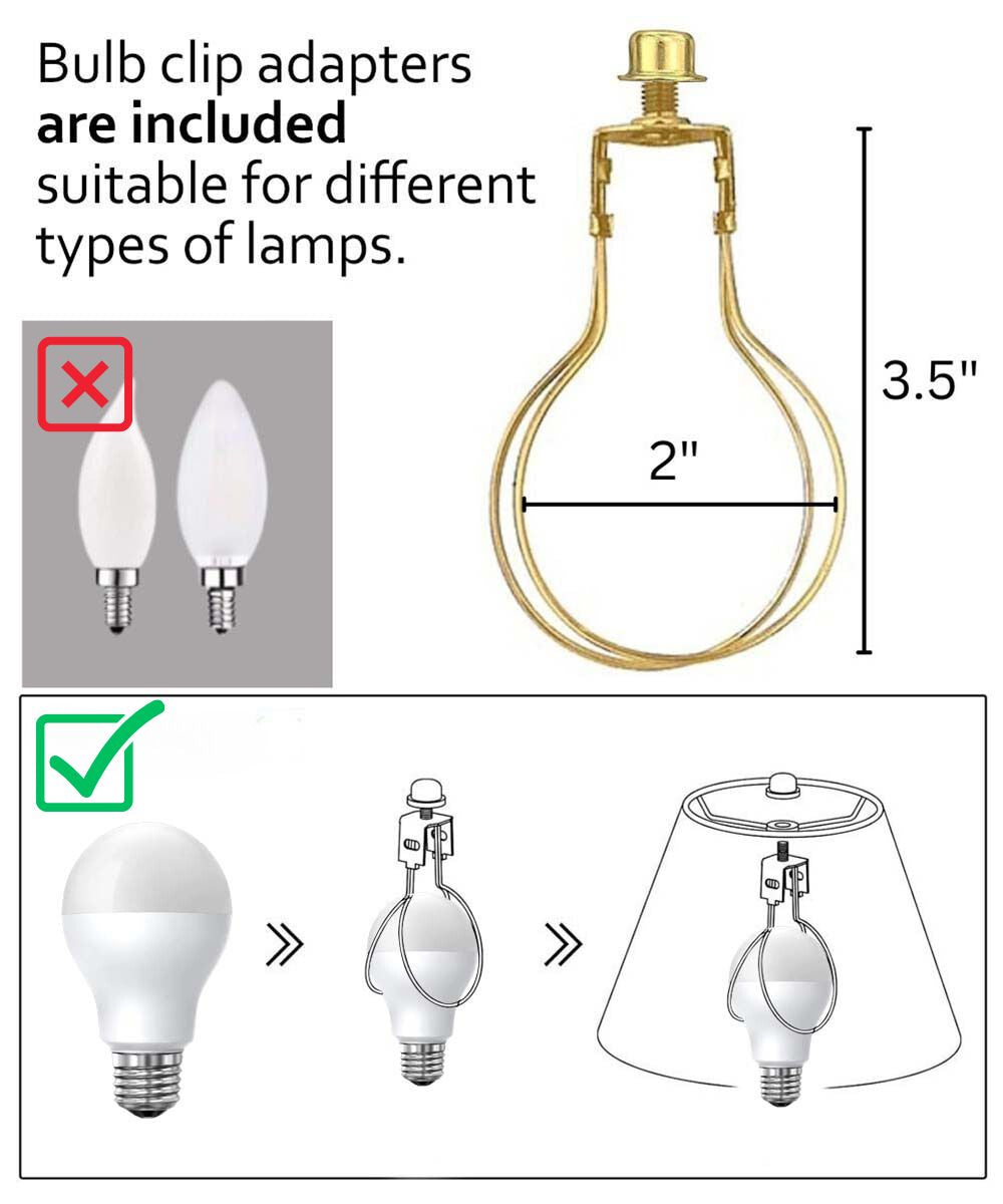 6x12x9" CLIP-ON FITTER Light Oatmeal Empire Hardback Lampshade