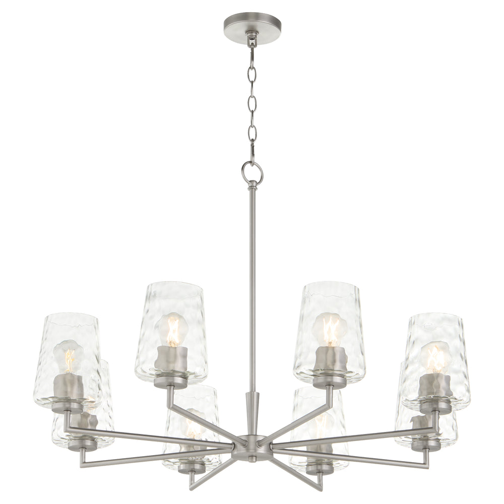 Goodwin 8-light Chandelier Satin Nickel