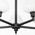 Cassini 5-light Chandelier Matte Black