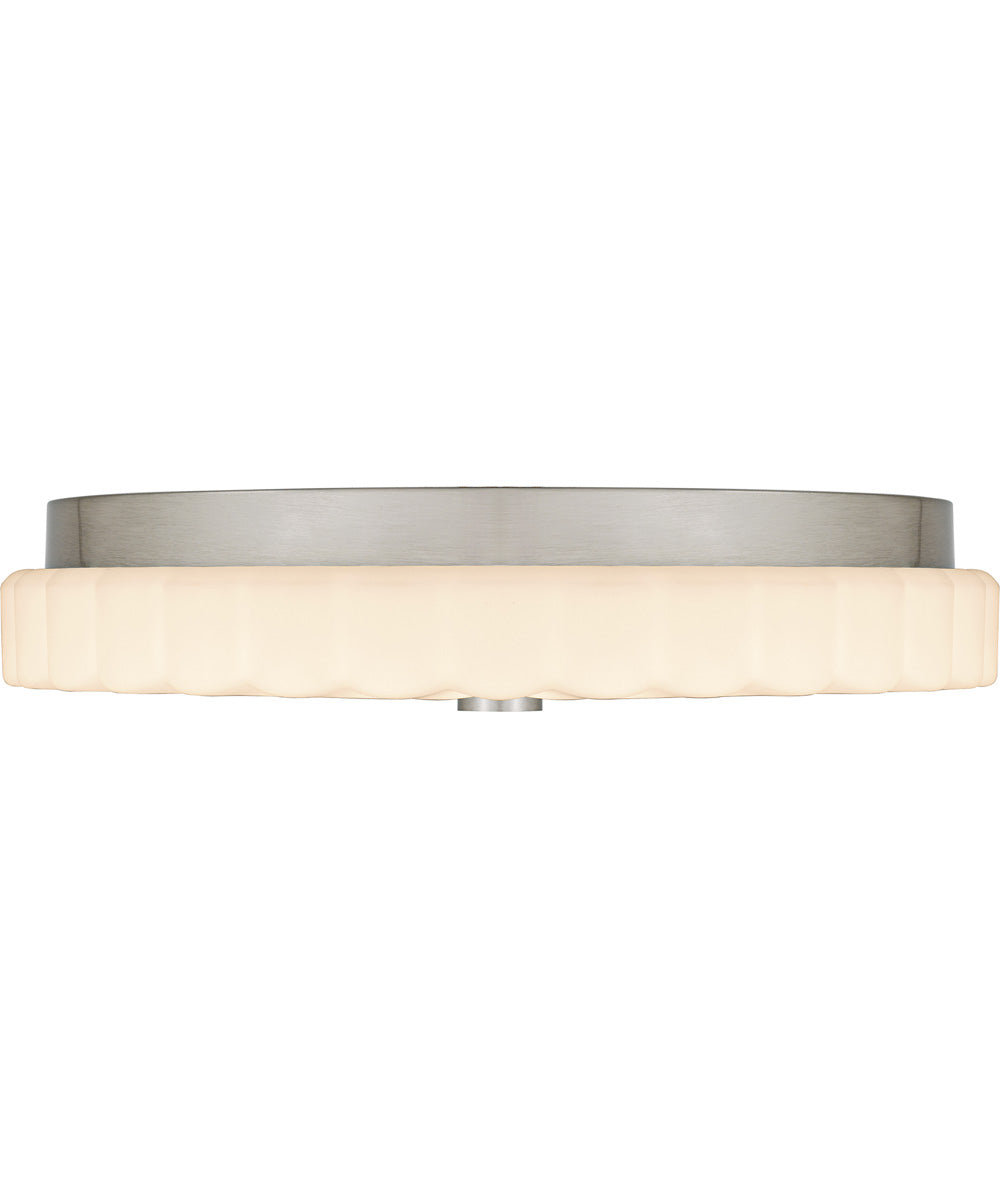 Quoizel Flush Mount Medium Flush Mount Brushed Nickel