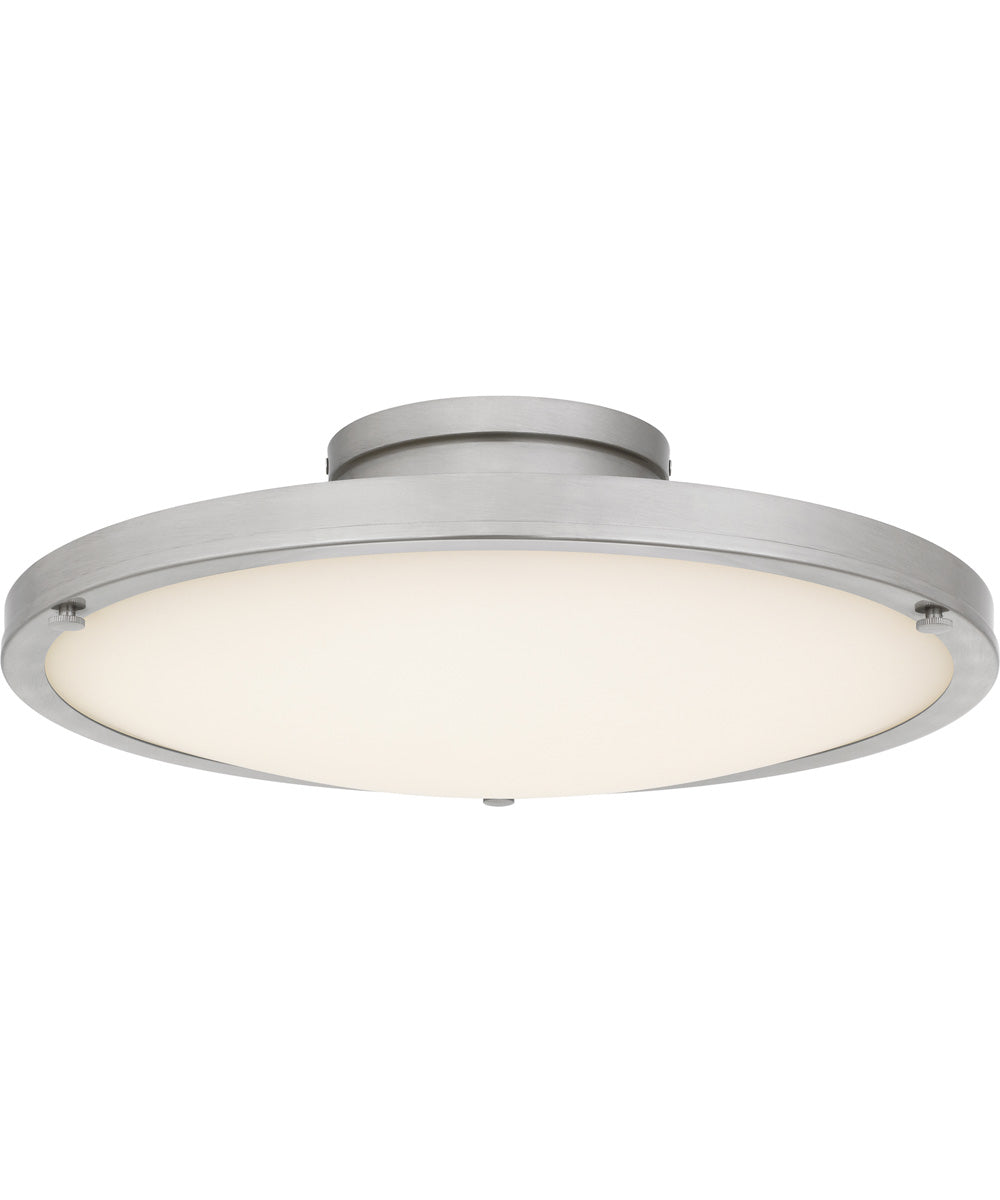 Quoizel Semi-Flush Mount Medium Semi Flush Mount Brushed Nickel