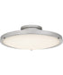 Quoizel Semi-Flush Mount Medium Semi Flush Mount Brushed Nickel