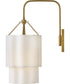 Gwen 1-Light Large Single Light Sconce in Lacquered Brass