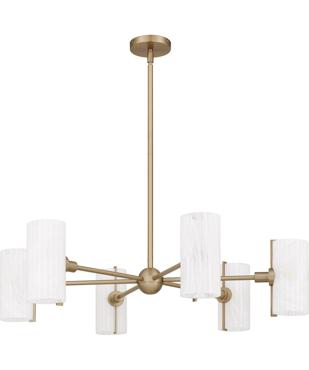 Curran 6-light Chandelier Bronze Gold