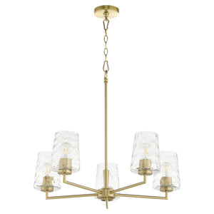 Goodwin Chandelier Aged Brass