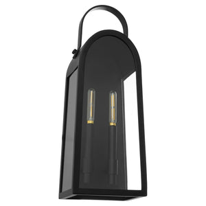 Rossi 2-light Wall Mount Light Fixture Matte Black