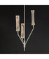 Regent 3-Light Pendant Light French Gray / Natural Aged Brass