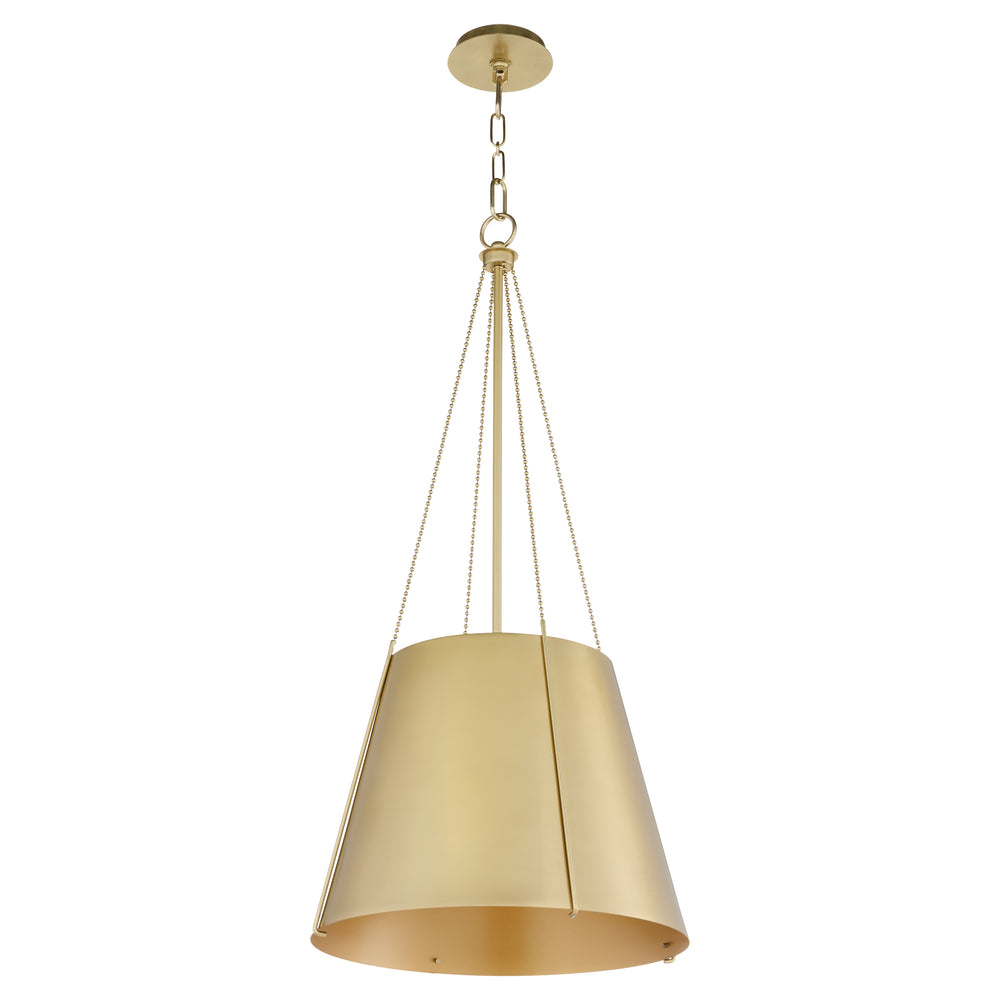 Denise 3-light Pendant Aged Brass