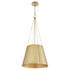 Denise 3-light Pendant Aged Brass