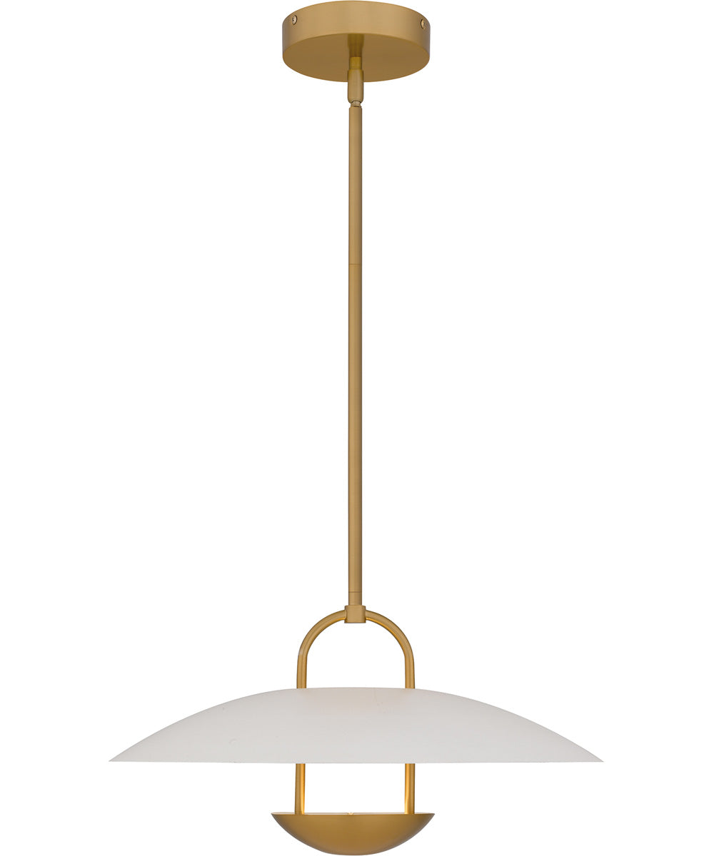 Bingham Large Pendant Brushed Gold