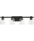 Cubos 4-Light Bath Vanity Black