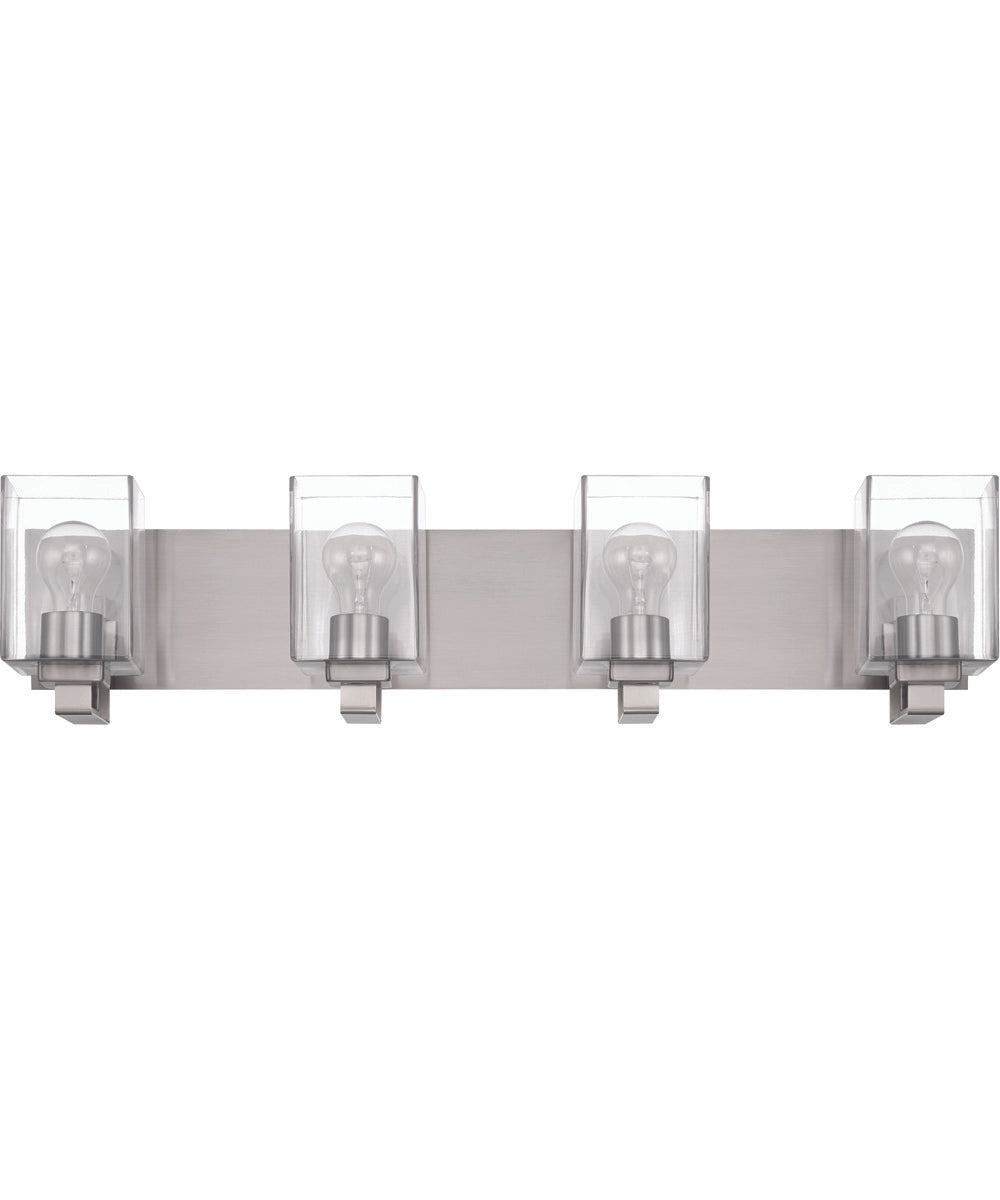 McClane 4-Light Lighting Brushed Polished Nickel