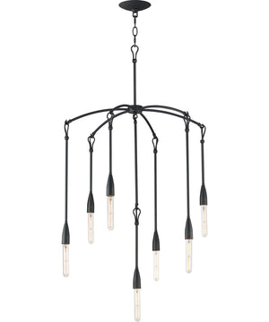 Pioneer 7-Light Chandelier Anthracite