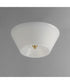 Tack LED Flush Mount Natural Aged Brass