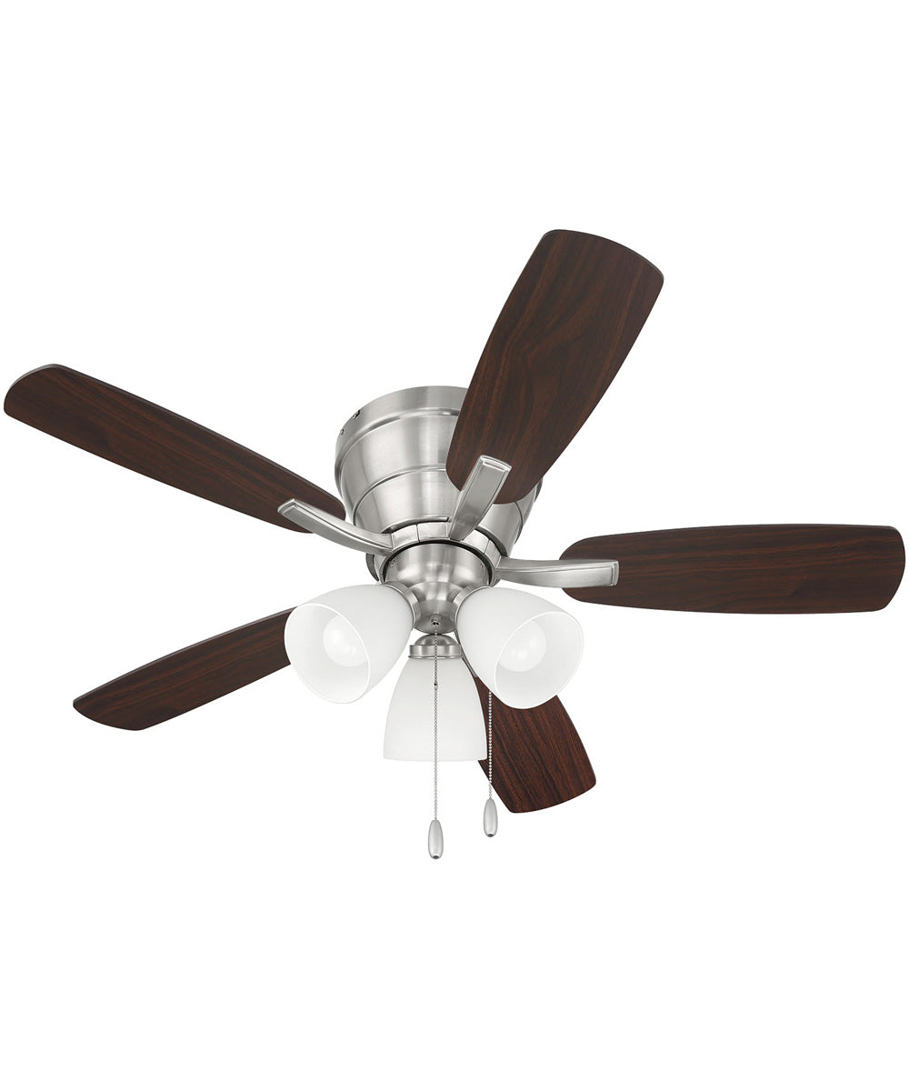 Wheeler 42 3-Light  3-Light Fan Brushed Polished Nickel