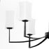 Ayala 6-light Chandelier Matte Black