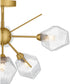 Salvador Extra Large 6-light Semi Flush Mount Brushed Gold