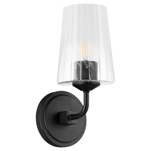 Providence 1-light Wall Mount Light Fixture Matte Black