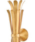 Reina 2-Light Large Two Light Sconce in Distressed Brass