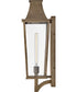 Georgetown 1-Light Large Wall Mount Lantern in Burnished Bronze