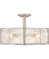 Florian 5-Light Medium Semi-Flush Mount in Glacial