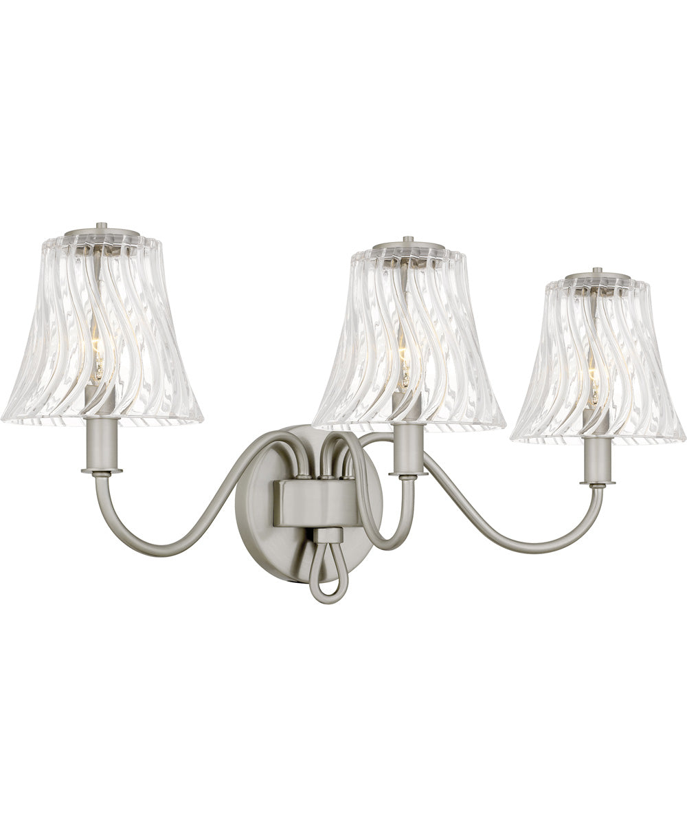 McKinney 3-light Bath Light Brushed Nickel