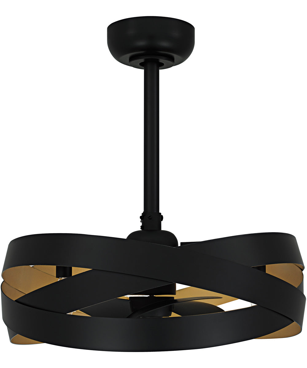 Quoizel Fandelier 3-light Fandelier Matte Black