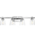 Cubos 4-Light Bath Vanity Polished Chrome