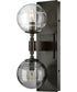 Oberon 2-Light Medium Two Light Sconce in Black Oxide