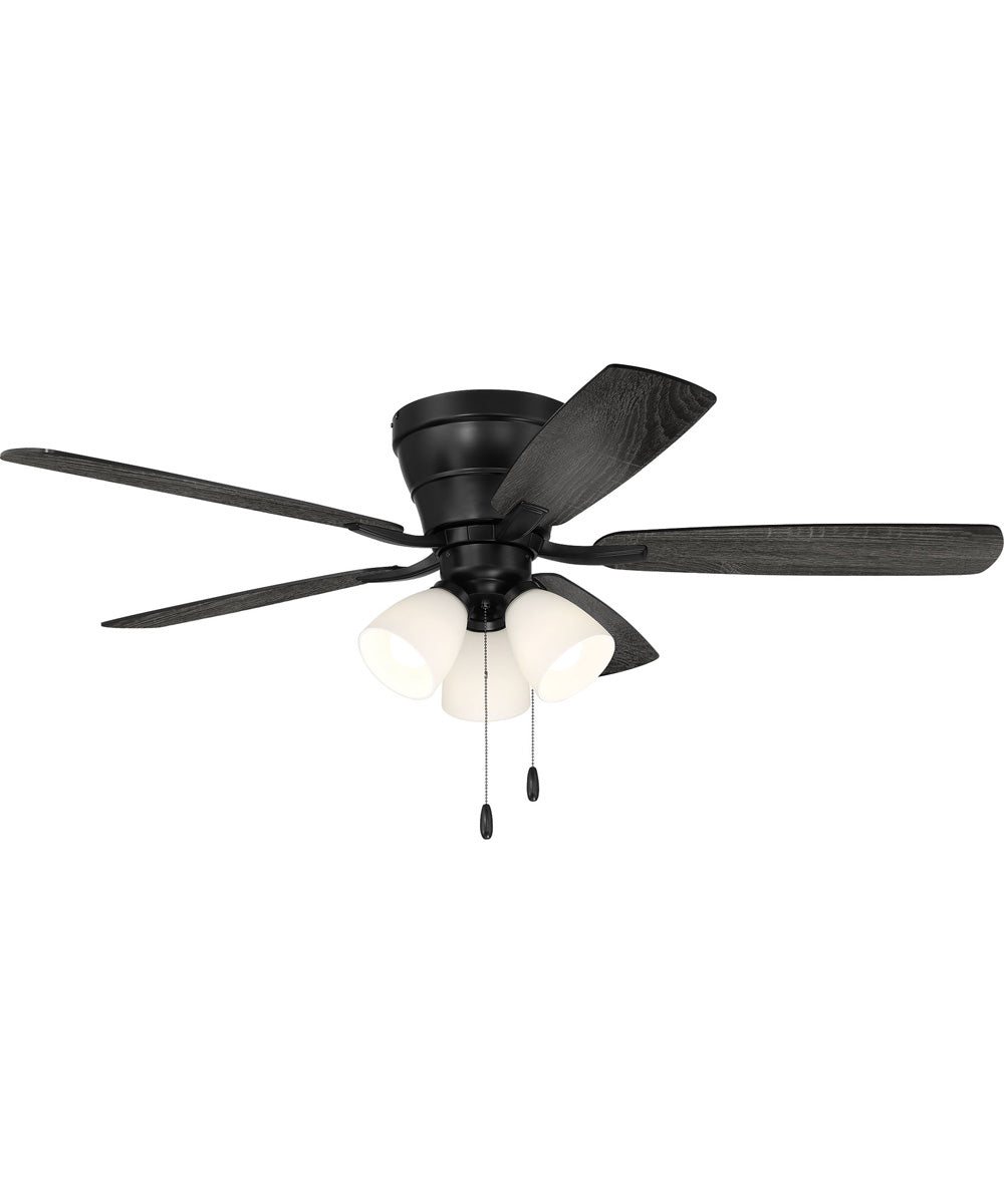 Wheeler 52 3-Light  3-Light Fan Flat Black