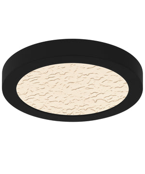 Outskirts Small Flush Mount Earth Black