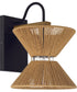 Serena 1-Light Lighting Flat Black/Walnut