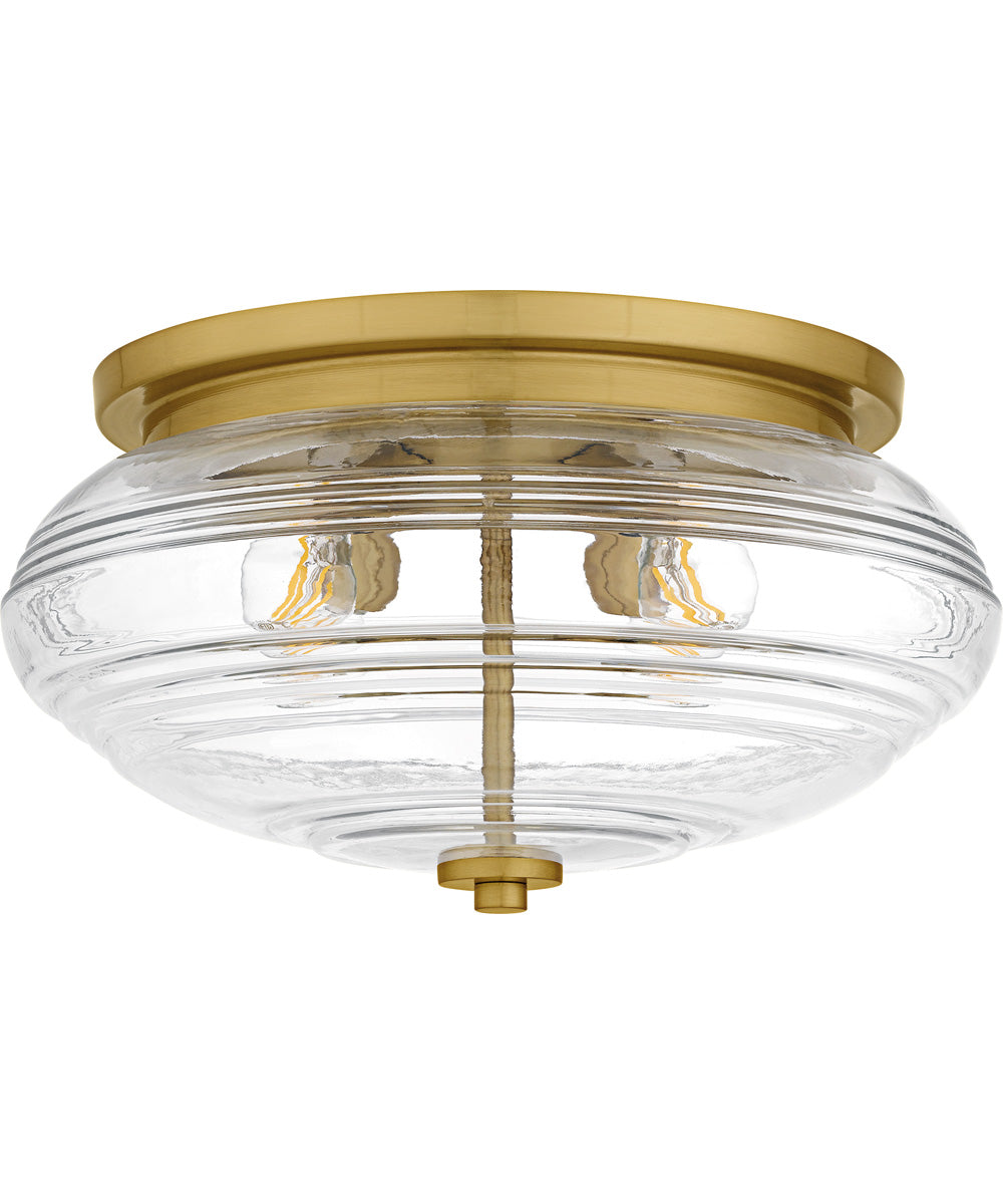 Quoizel Flush Mount Medium 4-light Flush Mount Brushed Gold