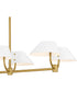 Penley Medium 8-light Island Light Brushed Gold