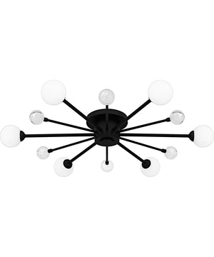 Quoizel Semi-Flush Mount Extra Large 6-light Semi Flush Mount Matte Black