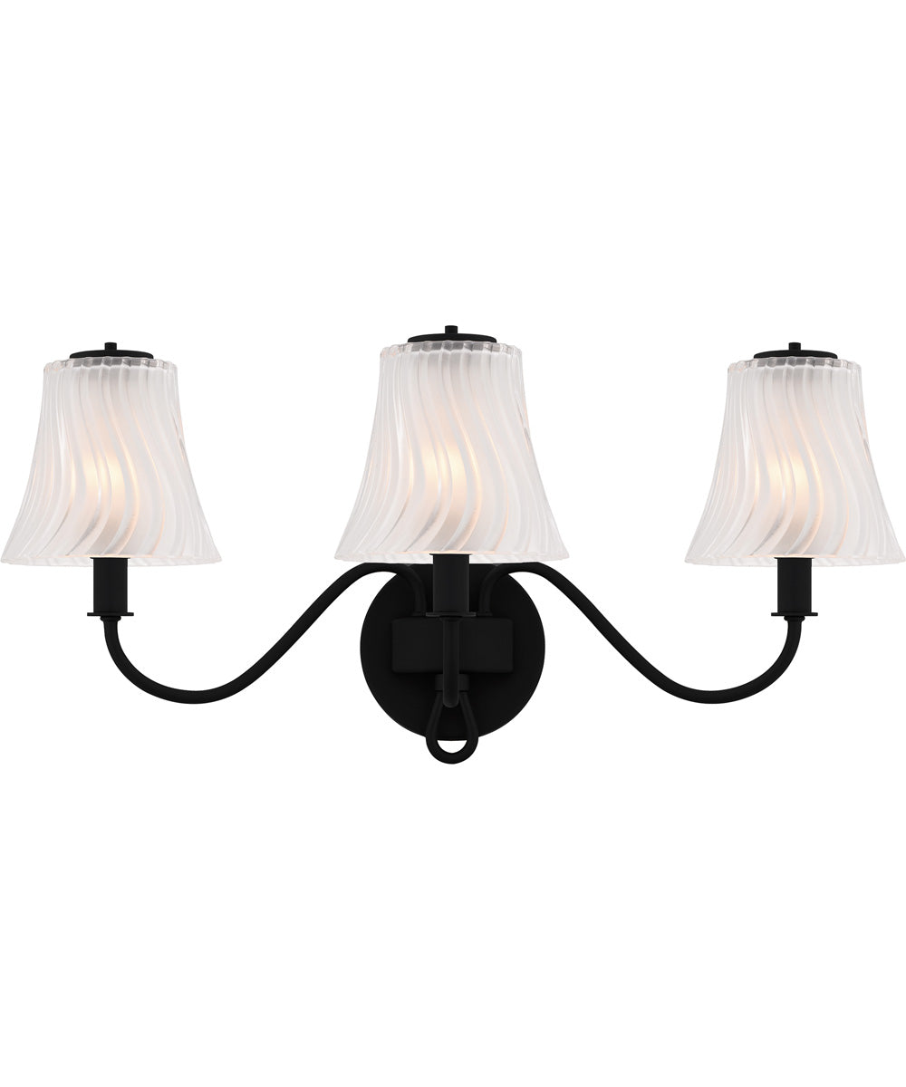 McKinney 3-light Bath Light Matte Black