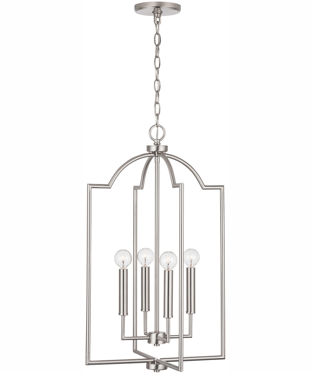 Carter 4-Light Foyer Brushed Nickel