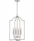 Carter 4-Light Foyer Brushed Nickel