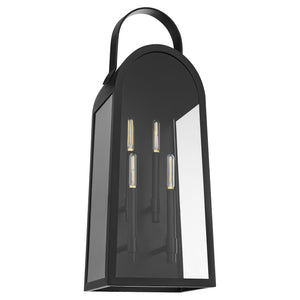 Rossi 4-light Wall Mount Light Fixture Matte Black