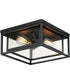 Cabana VX 2-Light Flush Mount Black